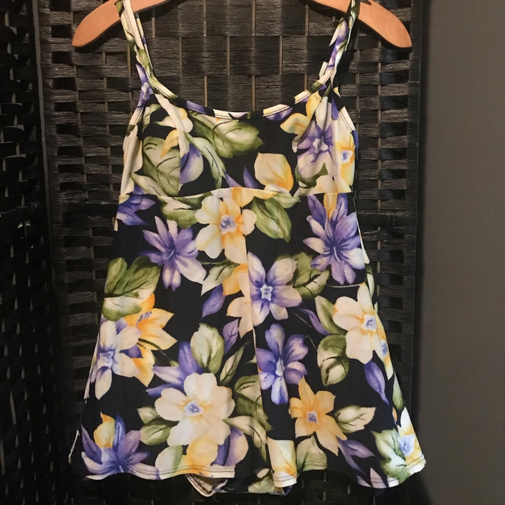 Floral swim suit